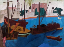 Hafen in Swinemünde, 1915